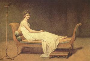 Jacques-Louis  David Madame Recamier (mk05) Spain oil painting art
